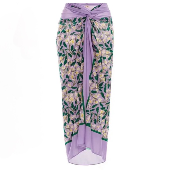 Noname Other - Lavender Floral Swim Sarong